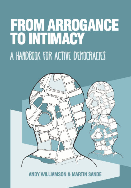 Cover of Arrogance to Intimacy book on democracy